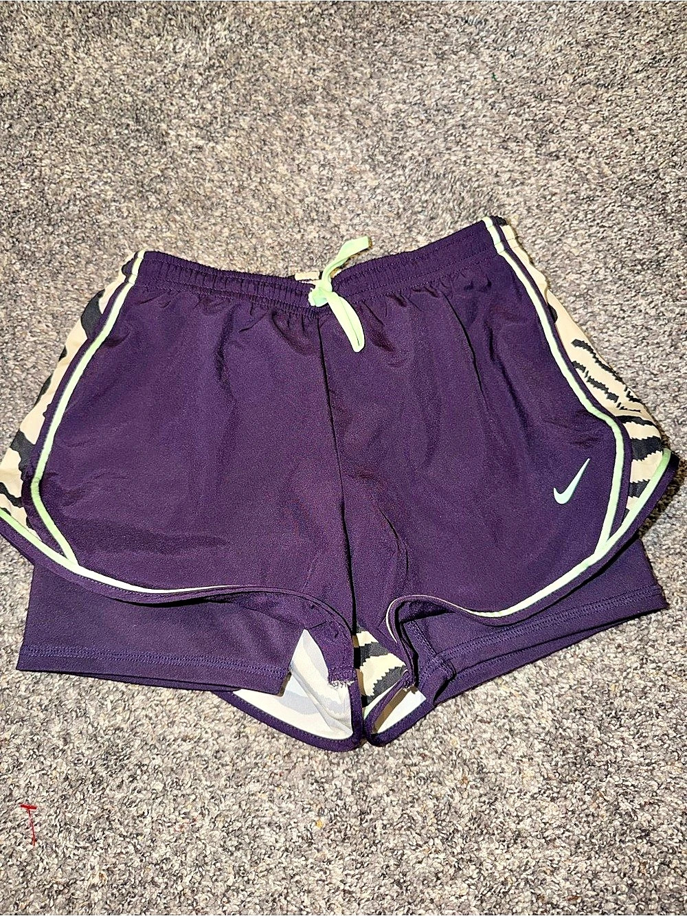 Nike Dri-FIT athletic shorts Animal Print Athletic Shorts Size Medium for girls